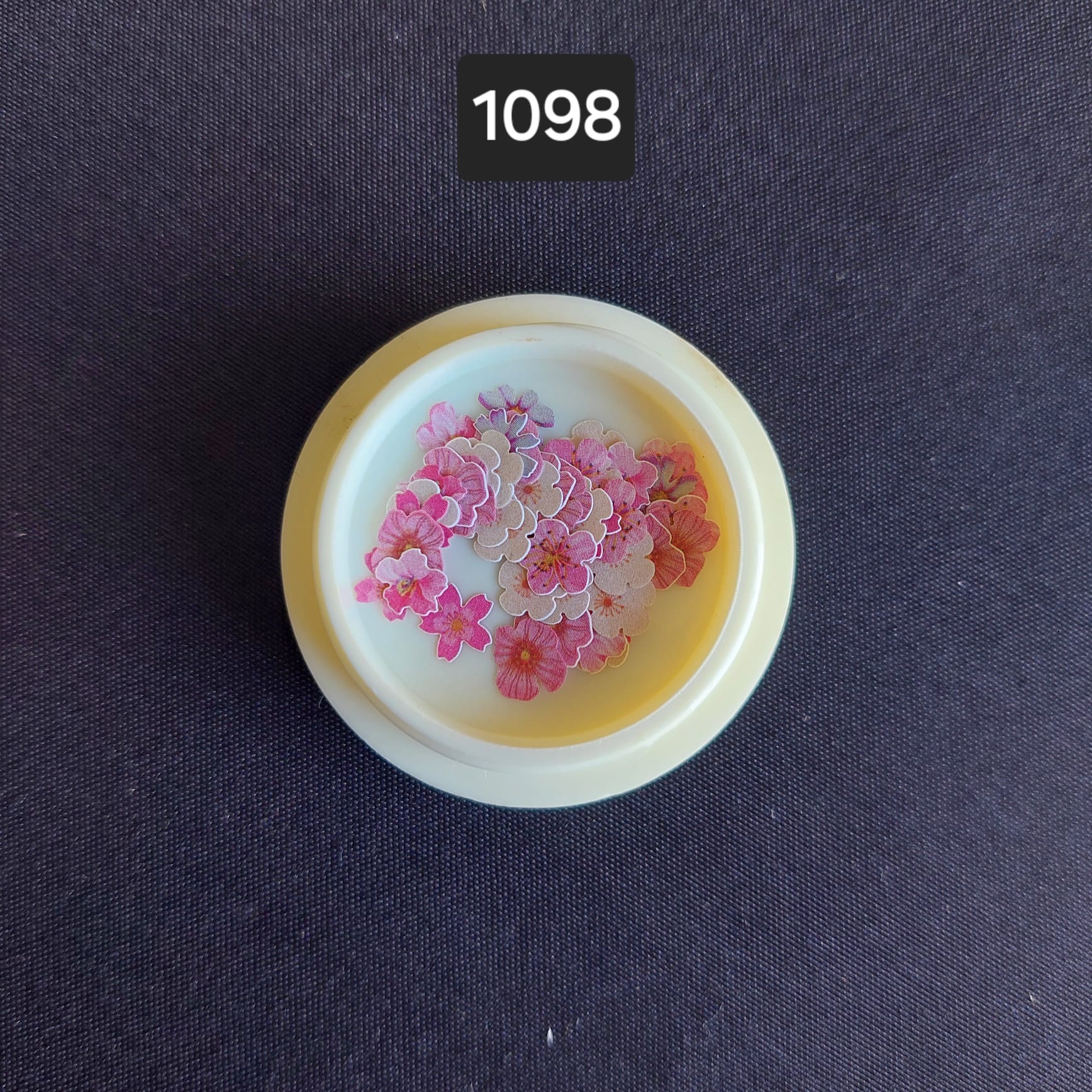 Nail Decoration - Pink Flowers