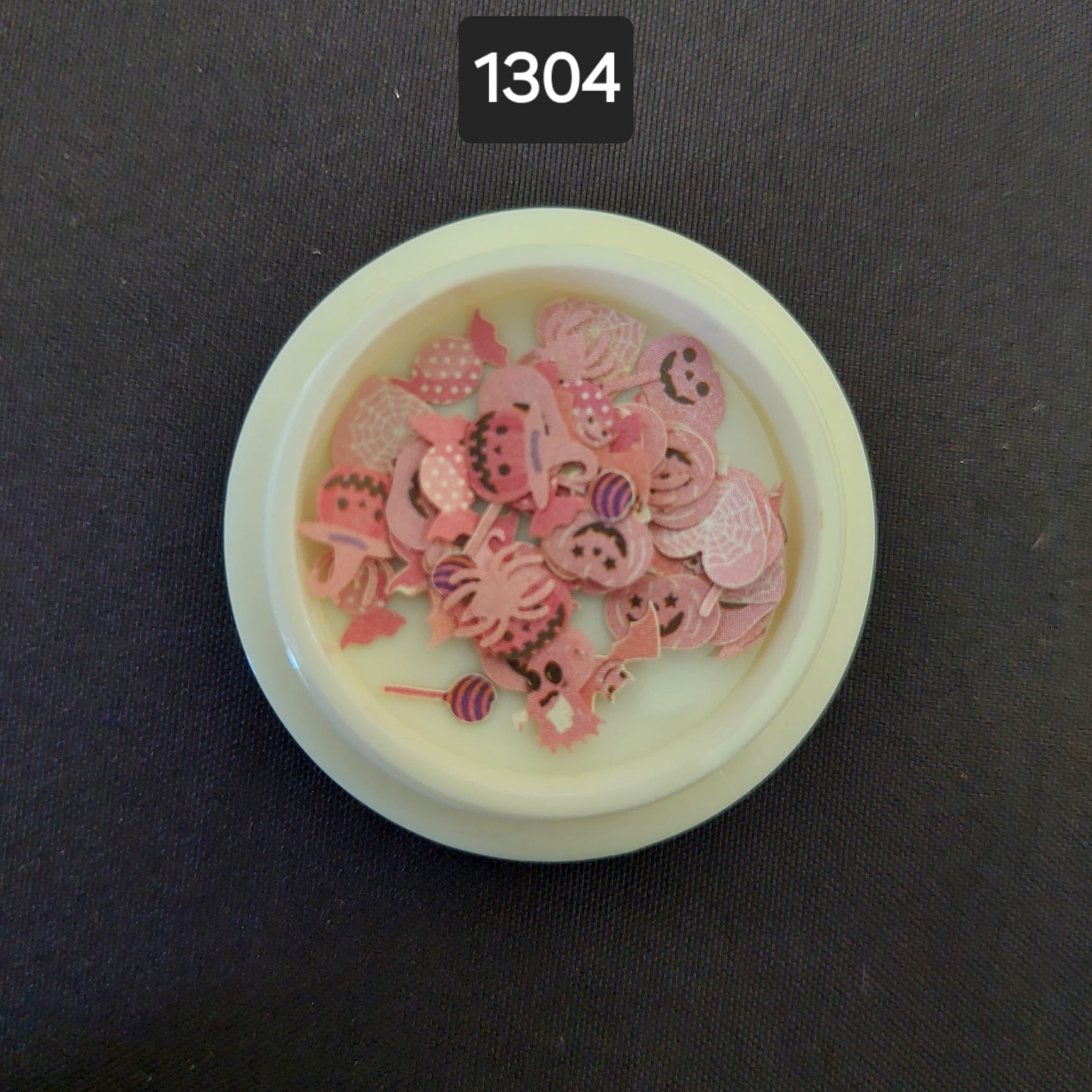 Nail Decoration - Pink Halloween