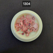 Nail Decoration - Pink Halloween