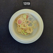 Nail Decoration - Iridescent Gold Frames