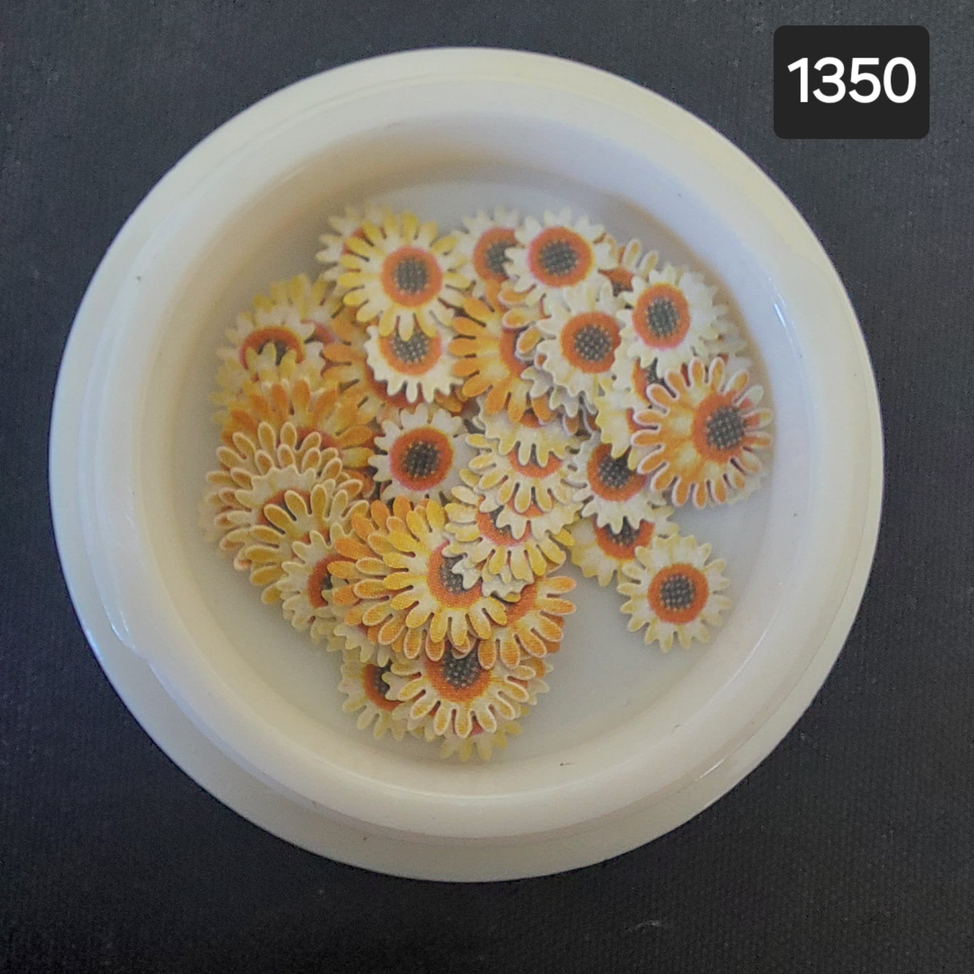 Nail Decoration - Vibrant Sunflowers