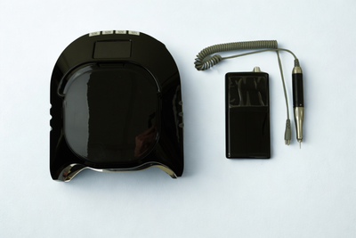 Combo de lámpara LED inalámbrica Pro Cure (color negro) y taladro de uñas inalámbrico de 65 W (color negro)