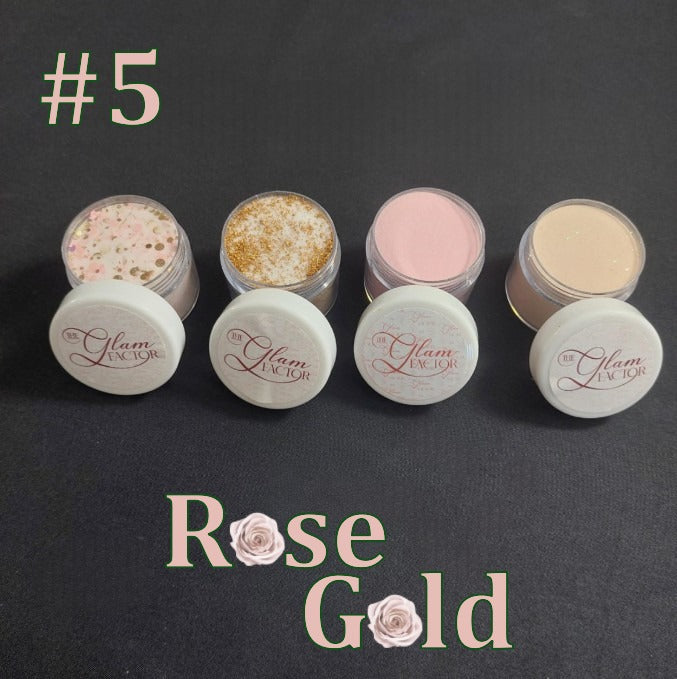 ROSE GOLD ACRYLICS