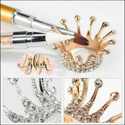 Nail Brush Holder Gold