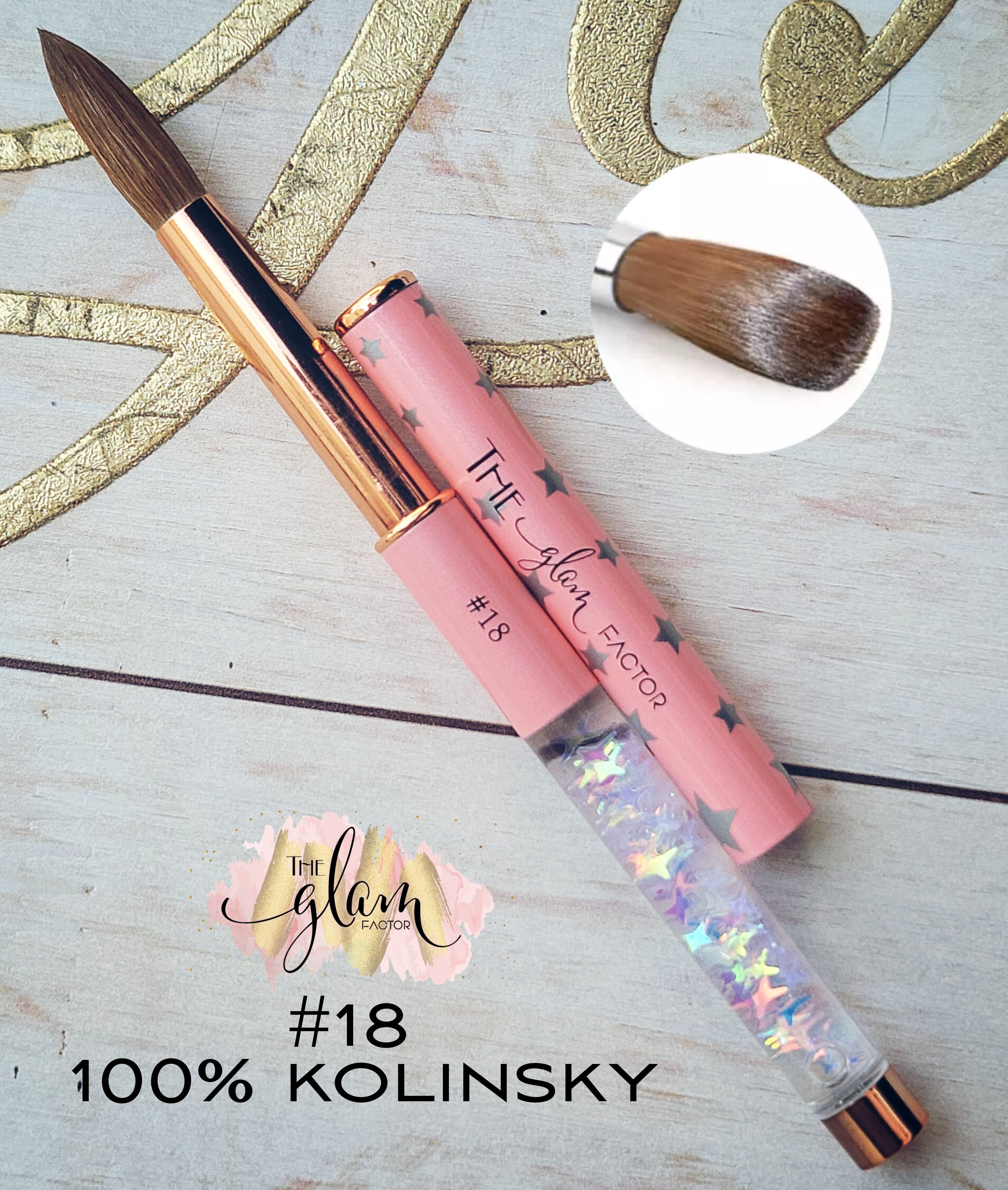 Brush 100% Kolinsky #18