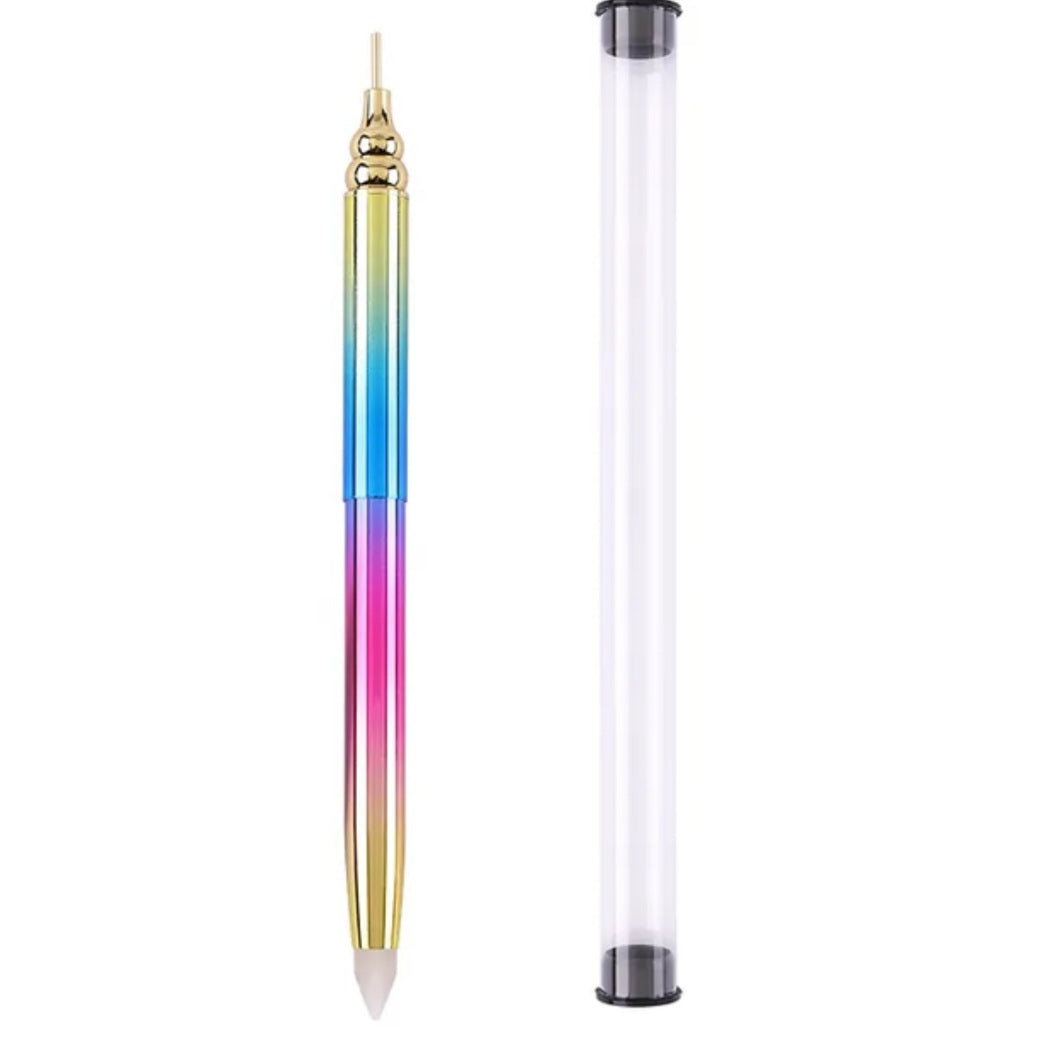 Rhinestone Pick Up Pencil Multicolor