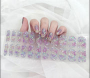 Semi Cured Gel Nail Wrap Glitter
